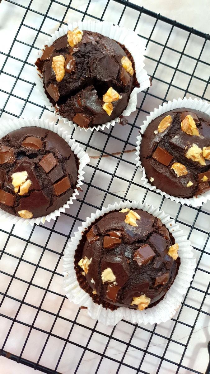 Ragi Chocolate Cupcakes