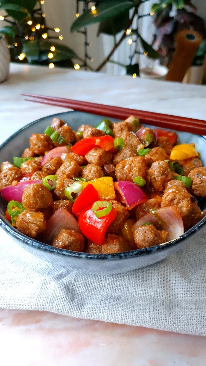 Crispy, Creamy & Juicy Soya Chilli