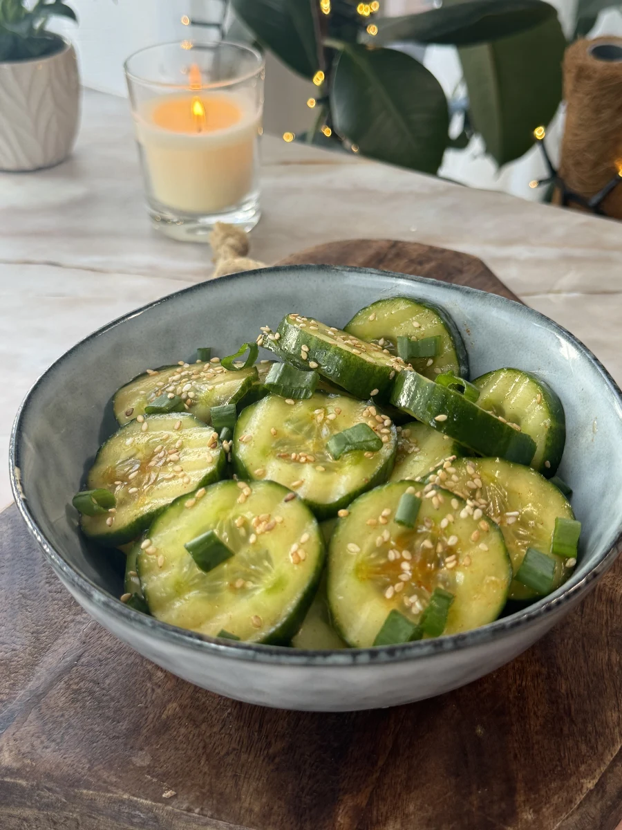 Asian Style Cucumber Salad