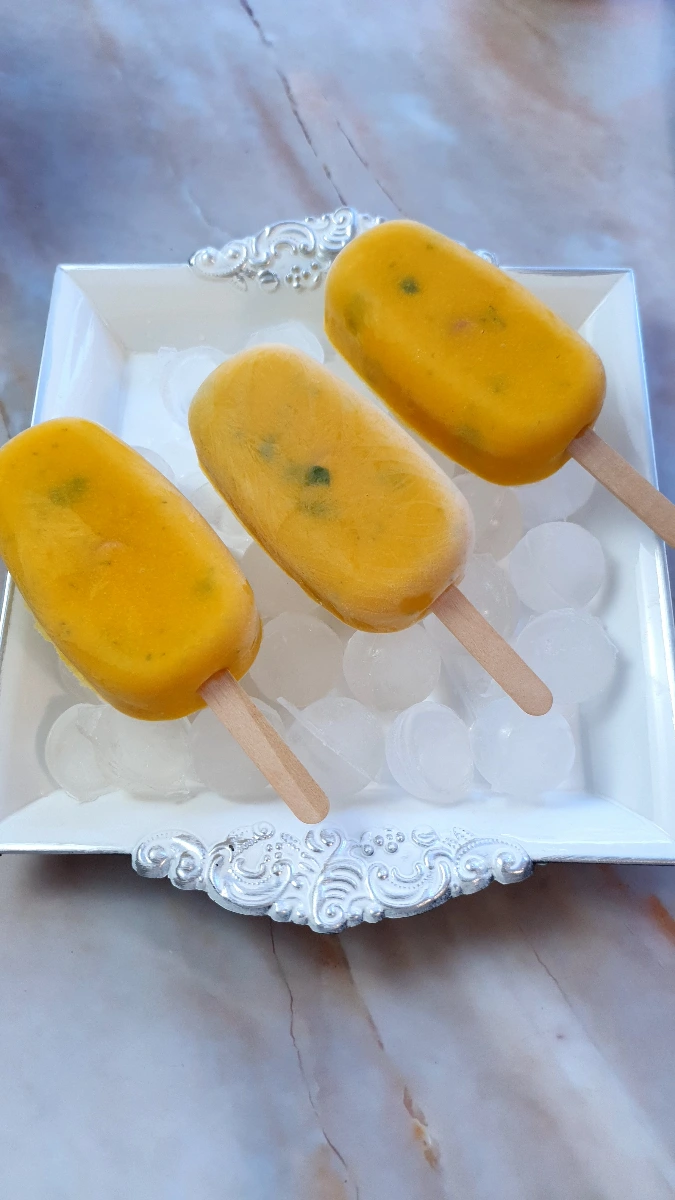 Guilt Free Mango Bar Ice Cream