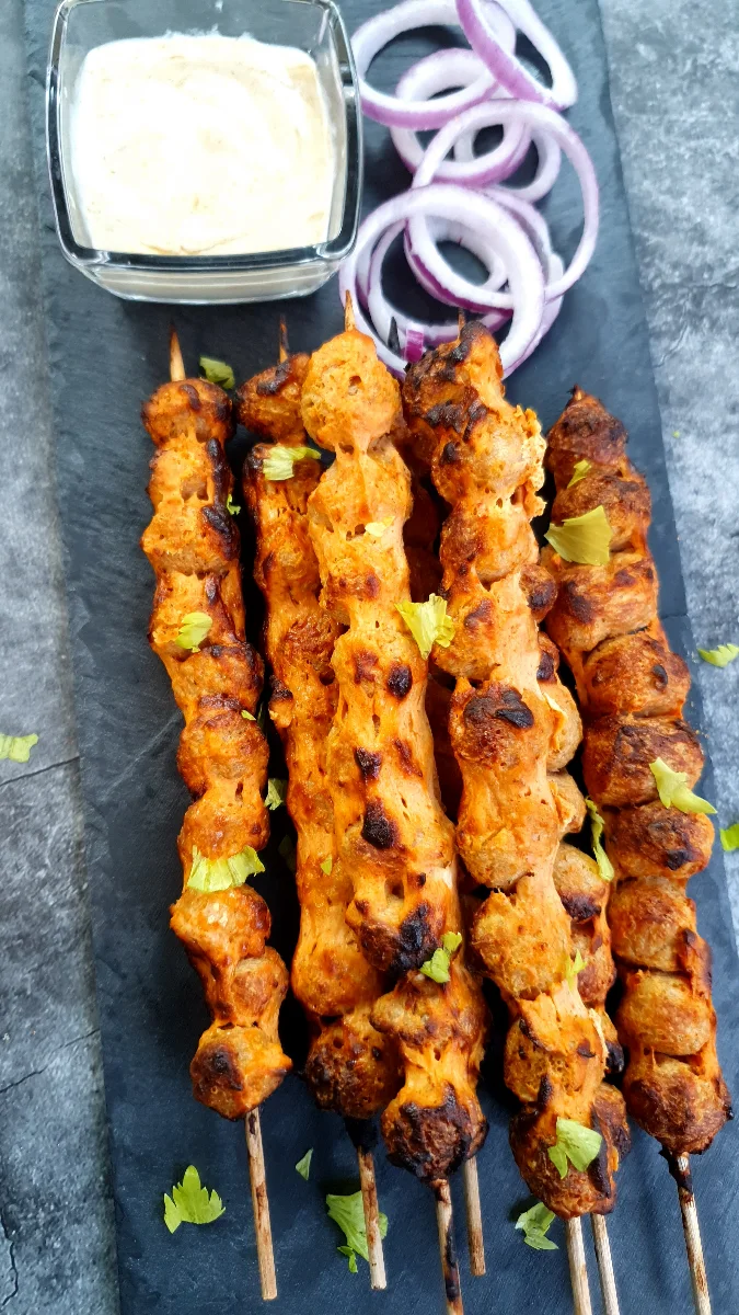 Soya Seekh Kebabs