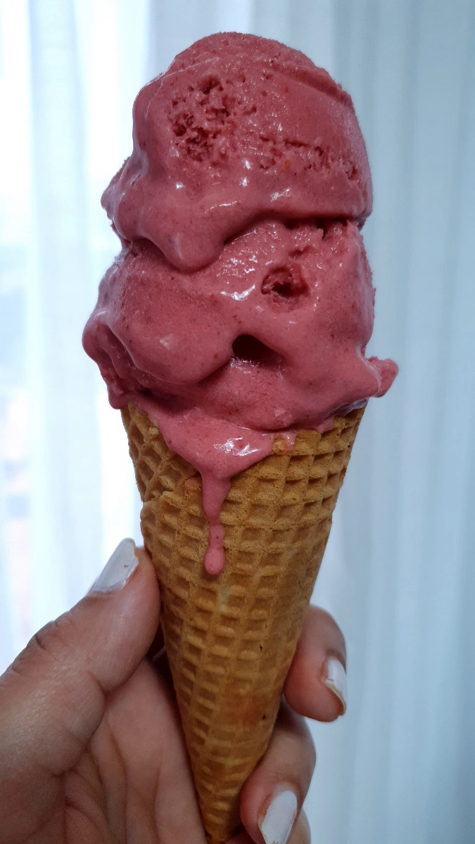 Strawberry Banana Nice Cream